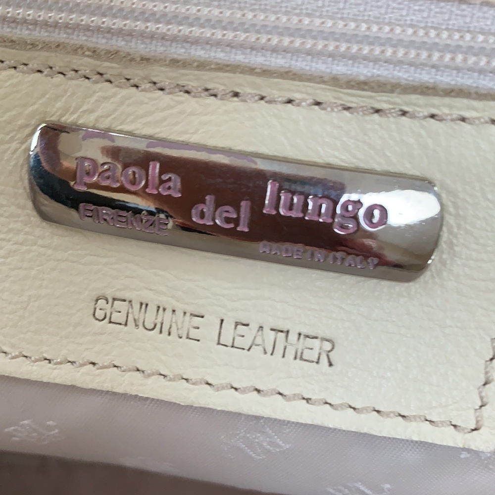 Paola Del Lungo Python Satchel W/ Crossbody Strap. - image 6